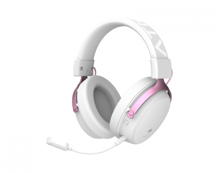 ATK N9 Ultra Trådløst Gaming Headset - Hvid Pink