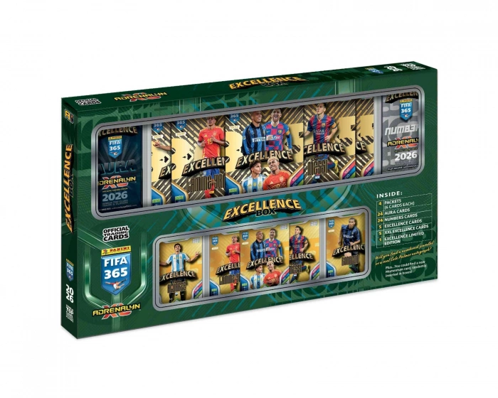 Panini FIFA 365 Adrenalyn XL 2026 - Excellence Box - Fodboldkort