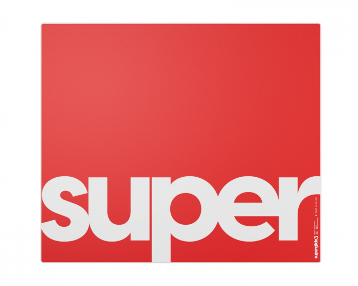 Superglide Glasmåtte v3 XL - Type-S - Rød