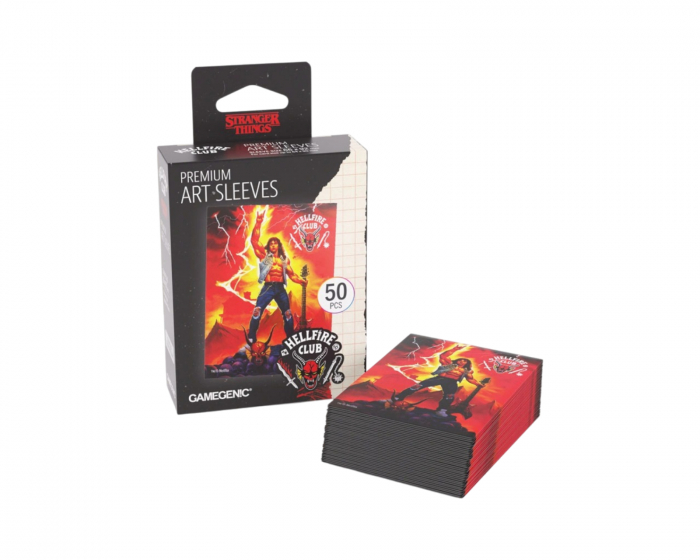 Gamegenic Stranger Things: Hellfire Club Art Sleeves - Eddie Munson
