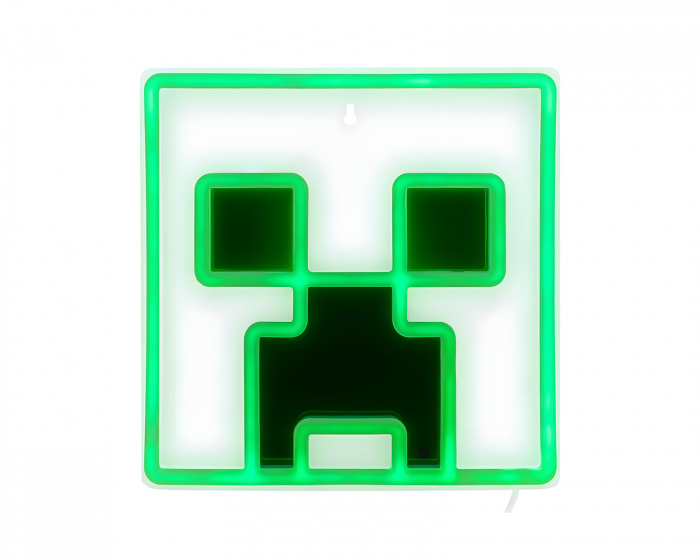 Paladone Minecraft Creeper Vægmonterbart LED Neonlys