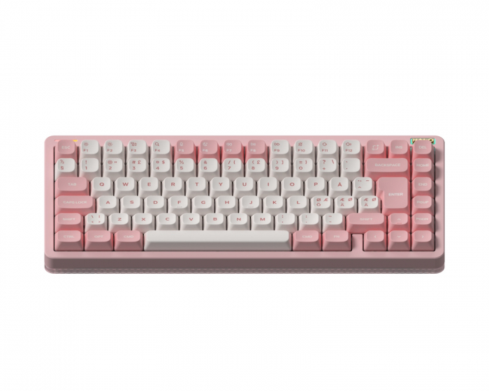 NuPhy Halo75 V2 Trådløst Tastatur – Sakura Fizz [Lemon Switch]