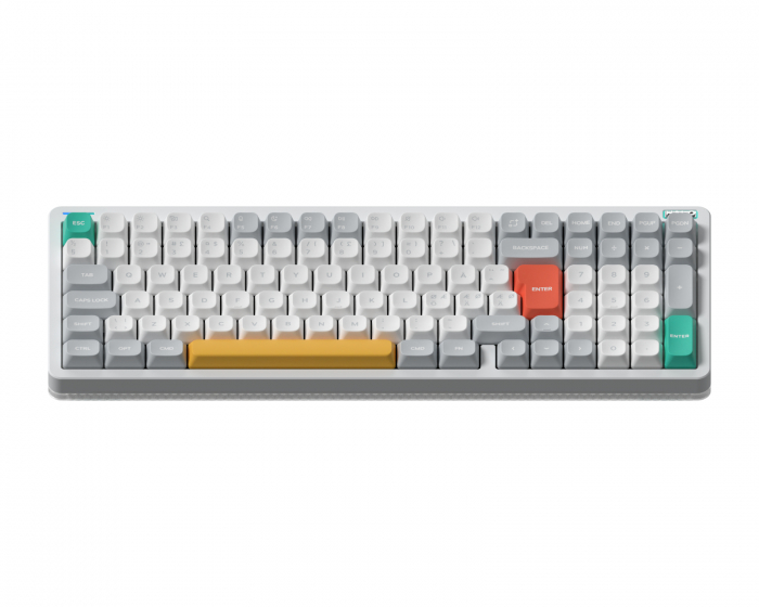 NuPhy Halo96 V2 Trådløst Tastatur – Ionic White [Raspberry Switch]