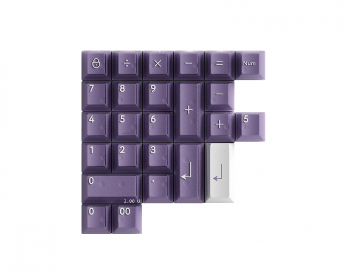 KBDfans PBTfans Atomic Purple R2 - Numpad kit