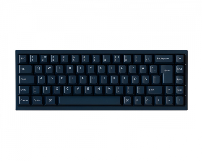Keychron Q16 HE 8K Keramisk ISO Tastatur [Lime Magnetic Switch] - Navy Blue