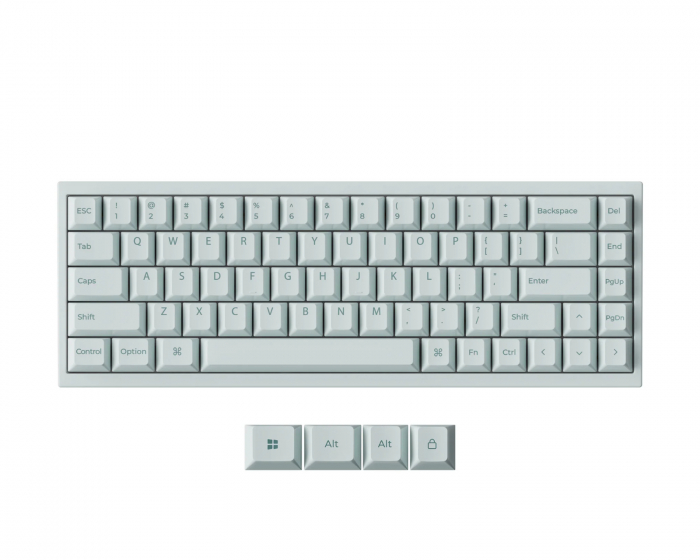 Keychron Q16 HE 8K Keramisk ISO Tastatur [Lime Magnetic Switch] - Light Green