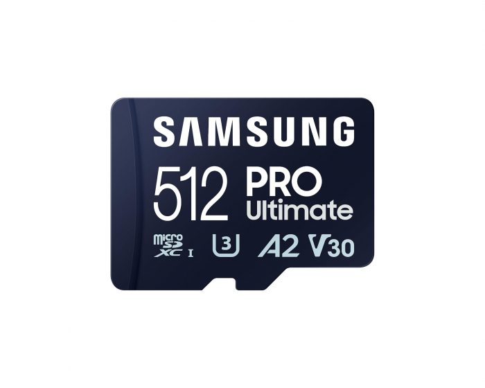 Samsung PRO Ultimate microSDXC 512GB og SD‑adapter – Hukommelsekort