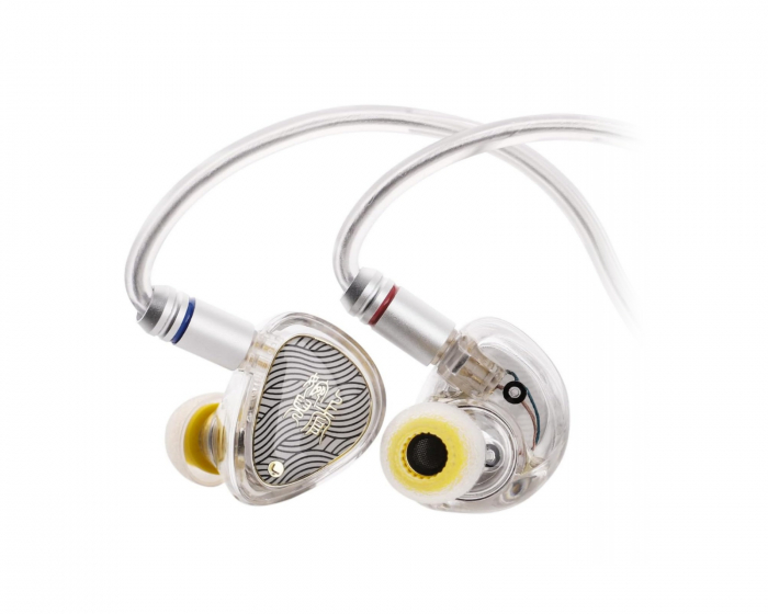 Tangzu Wan'er S.G 2 IEM Hovedtelefoner med Mic - Typce-C - Clear White