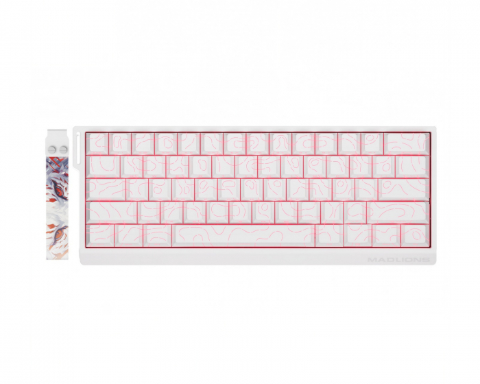 FGG MAD60 Flagship HE ANSI Tastatur [Magneto Gaming] - Hvid