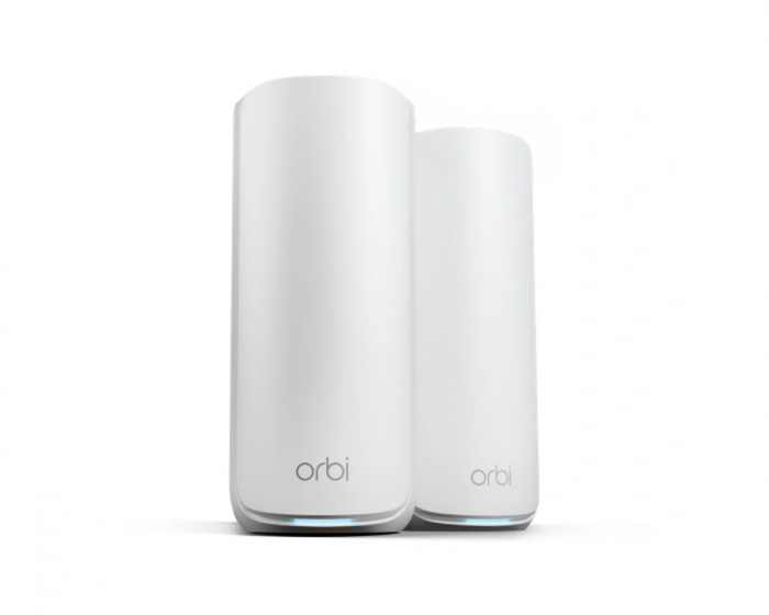Netgear Orbi 870 Series Tri-Band WiFi 7 Mesh 2-Pack - Hvid