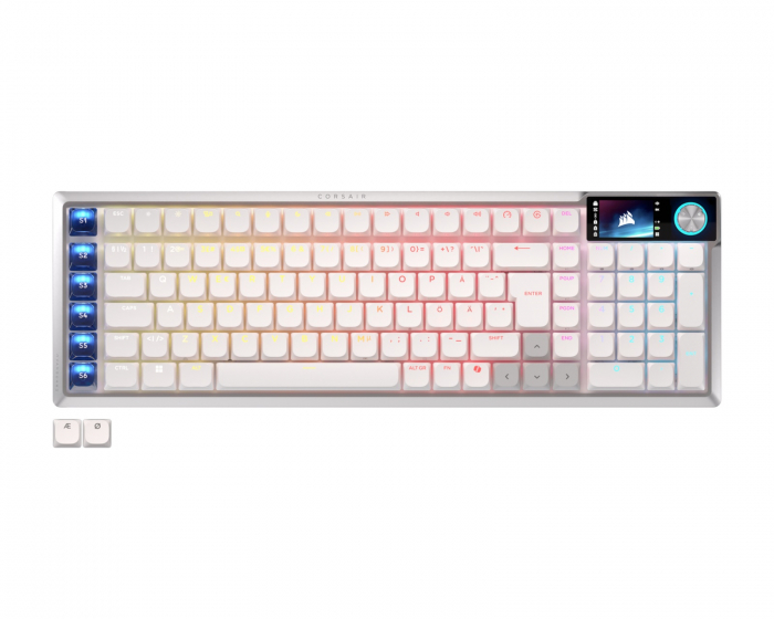 Corsair VANGUARD AIR 99 Trådløst Gamingtastatur - Hvid [OPX Optical]
