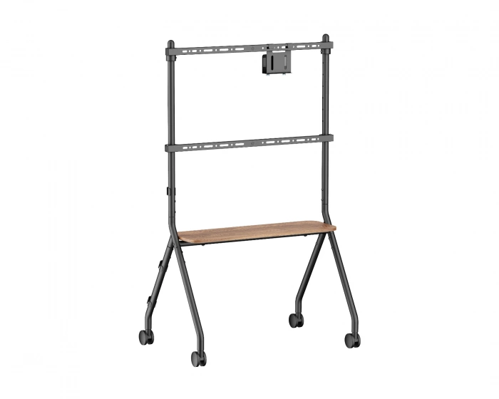 MaxMount Easel Studio Mobilt TV-stativ med hjul – Sort