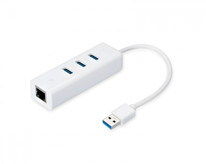 TP-Link UE330 3-Port Hub & Gigabit Ethernet USB 3.0 Adapter