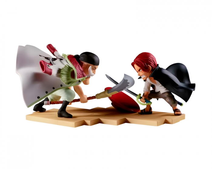 Bandai Banpresto One Piece - World collectable figur log historier - Edward Newgate vs Shanks