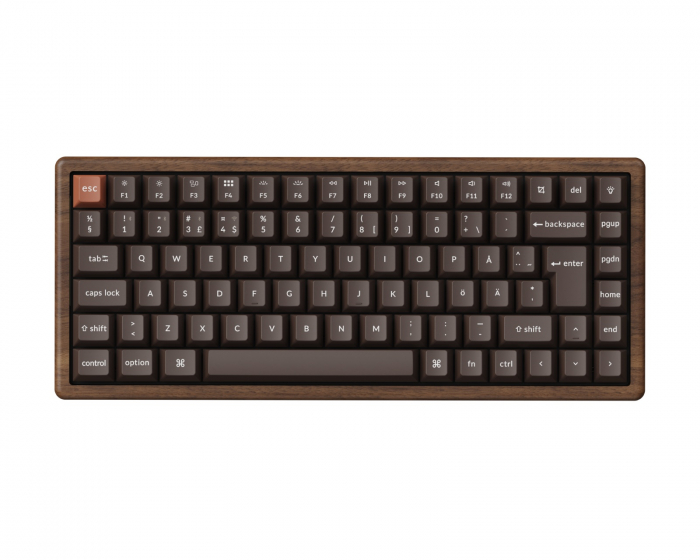 Keychron K2 HE SE Trådløst Tastatur - All-Wood [Magnetic Nebula]