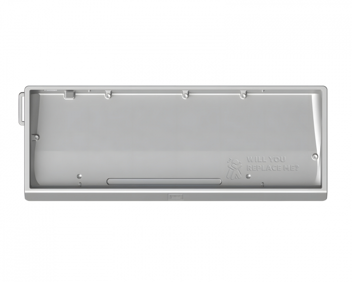 Wooting 60HE v2 Aluminum Case - Bright Silver