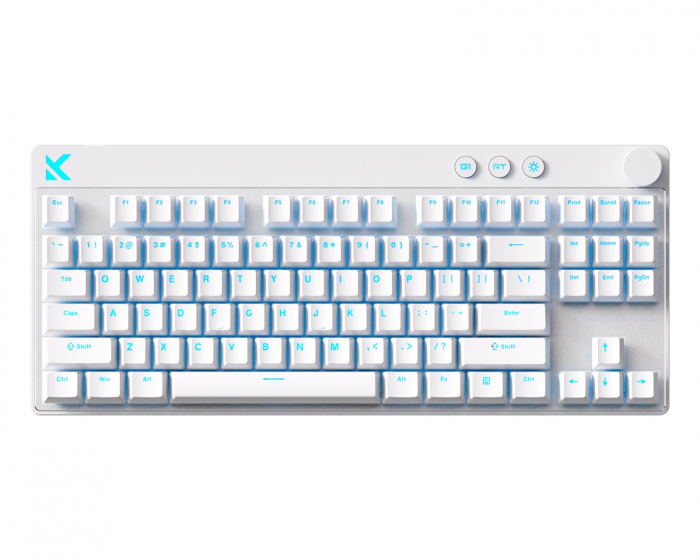 MCHOSE Mix 87 Hall Effect Magnetisk Gaming Tastatur ANSI - Hvid