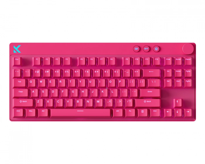 MCHOSE Mix 87 Hall Effect Magnetisk Gaming Tastatur ANSI - Rose Red