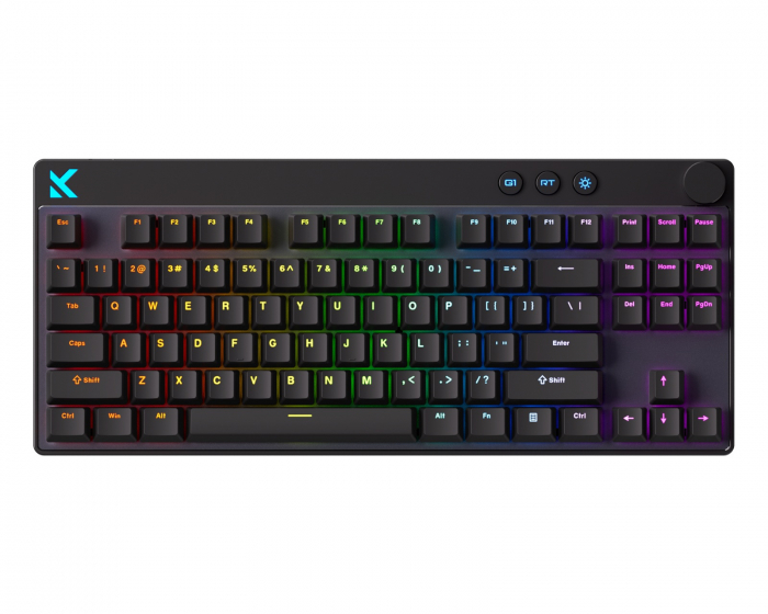 MCHOSE Mix 87 Hall Effect Magnetisk Gaming Tastatur ANSI - Sort