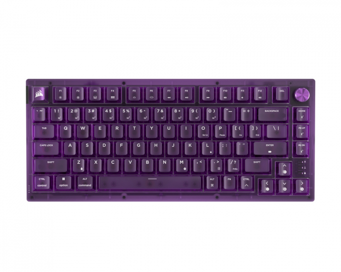 Corsair K65 PLUS Trådløst 75% Gamingtastatur - Atomic Purple [MLX Red v2]