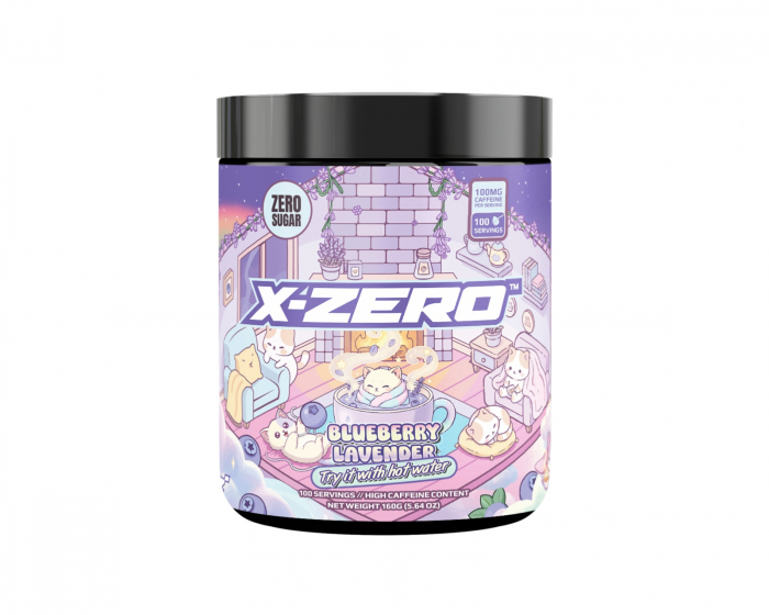 X-Gamer X-Zero Blueberry Lavender - 100 Portioner