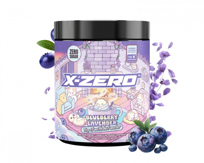 X-Gamer X-Zero Blueberry Lavender - 100 Portioner