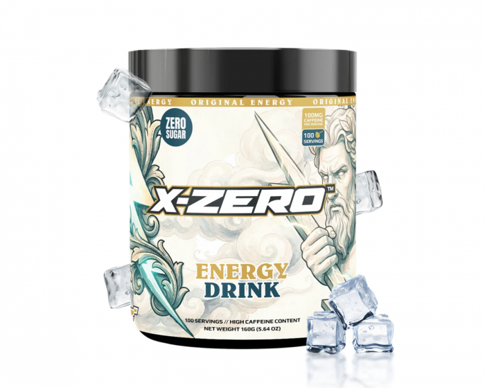 X-Gamer X-Zero Energy Drink - 100 Portioner