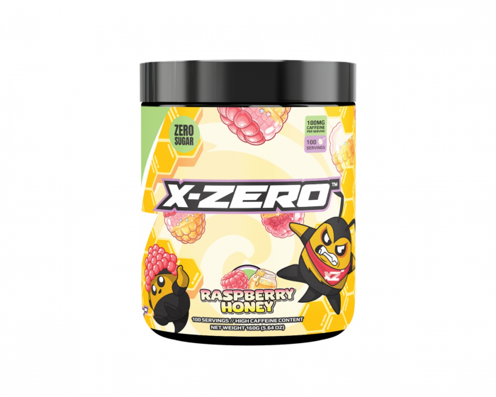 X-Gamer X-Zero Raspberry Honey - 100 Portioner