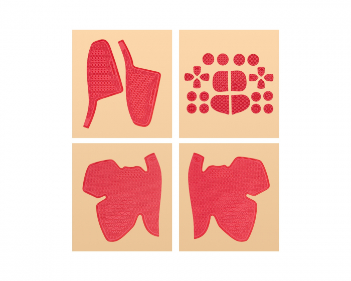 TalonGames Controller Grip Tape til PS5 DualSense Controller - Ultra Version - Rød