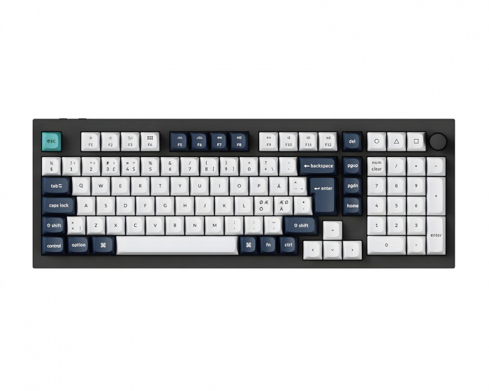 Keychron Q5 Max QMK/VIA Trådløst Tastatur - Sort [Gateron Jupiter Brown]