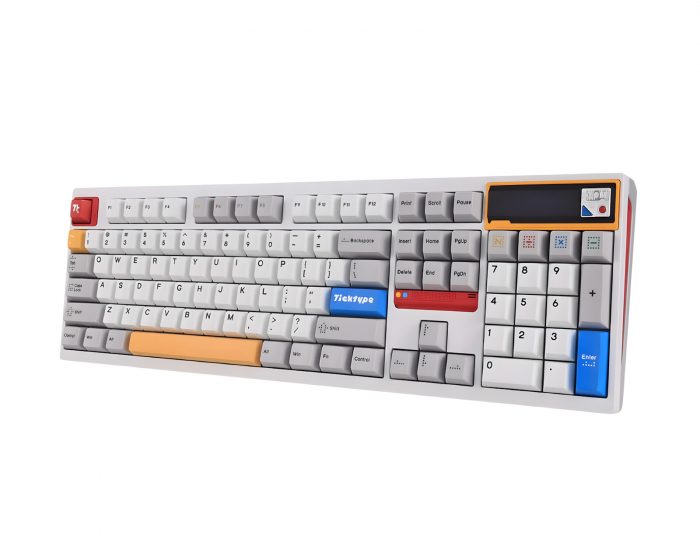 Ticktype DP104 ANSI-tastatur - Powder White [Rye Linear]