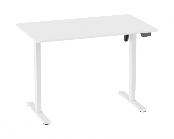 MaxMount Højdejusterbart Hæve-sænkebord (140 x 70 cm) - Hvid