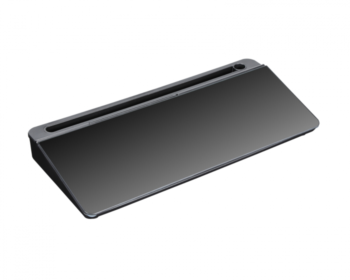 MaxMount Glas Desktop Whiteboard med Stativ 40 cm - Sort