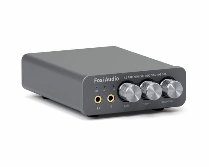 Fosi Audio K5 Pro Gaming DAC - Hovedtelefonforstærker