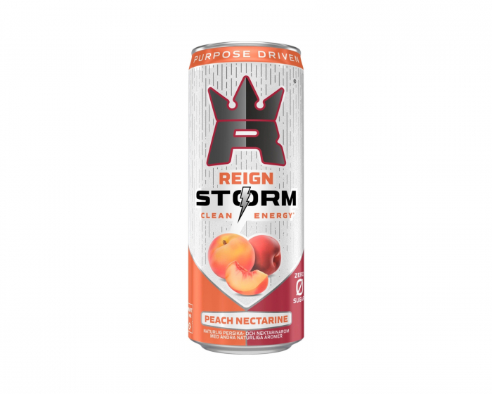 Reign Storm Energy Peach Nectarine 355ml