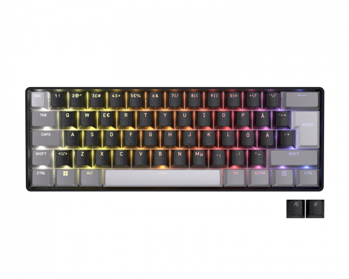 Corsair CLIPPER PRO MINI 60 HE Gamingtastatur [MGX HYPERDRIVE] - Sort
