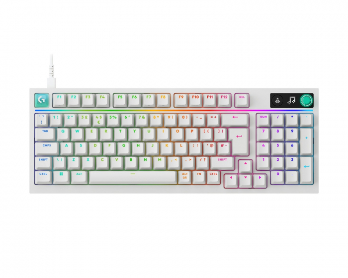 Logitech G316 X 98 Gamingtastatur - Hvid