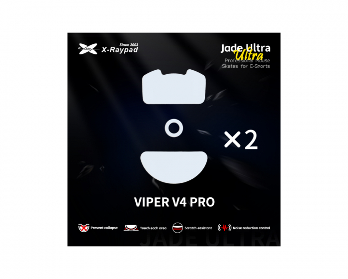 X-raypad Jade Ultra Skates til Razer Viper V4 Pro