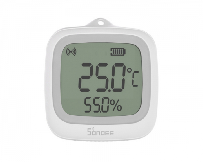 Sonoff ZigBee LCD temperatur- og fugtighedssensor