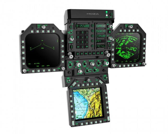 Moza Racing FMP18 Panel Bundle - Flight Cockpit Replication Kit VESA (7,1