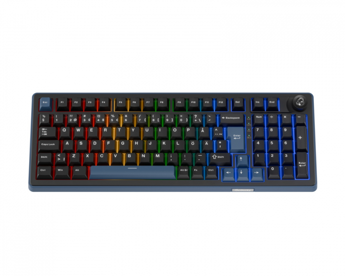 Ducky OK-M-98 - 98% RGB Trådløst Gaming Tastatur - Nordisk ISO - [KTT Linear]