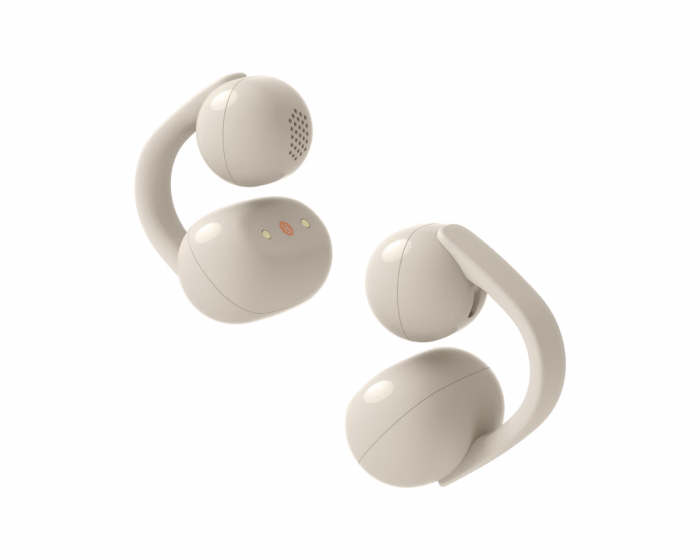Sony LinkBuds Clip Wireless Headphones - Cream