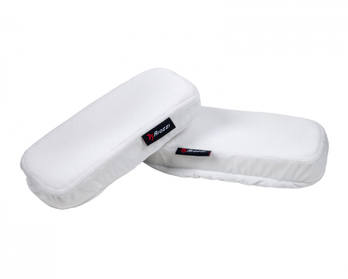 Arozzi Memory Foam Armlænspuder - White