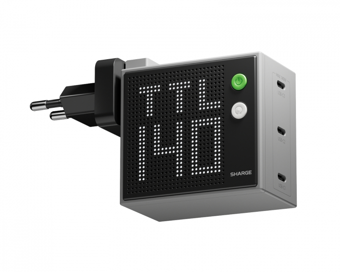 Sharge Pixel 140W USB-C Oplader - Grey
