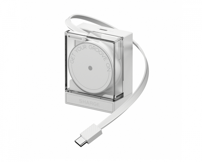 Sharge Udtrækkelig 65W Oplader - Hvid