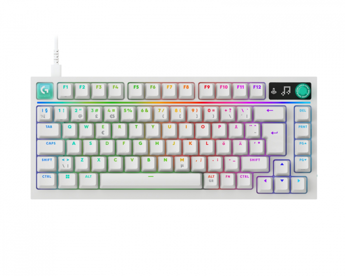 Logitech G316 X 75 Gaming Tastatur - Hvid