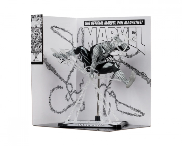  Marvel PVC Statue 1/10 Spider-Man (Marvel Age #90) (Line Art) - 18 cm