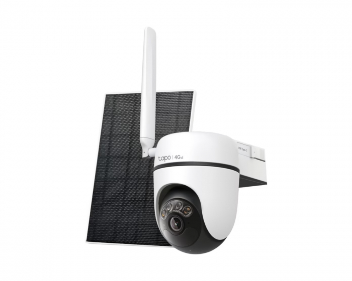 TP-Link Tapo C615G KIT Solcelledrevet Pan/Tilt 4G LTE-overvågningskamerasæt