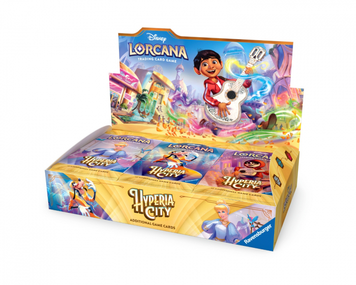 Disney Lorcana TCG Hyperia City - Booster Display (24-pakker)
