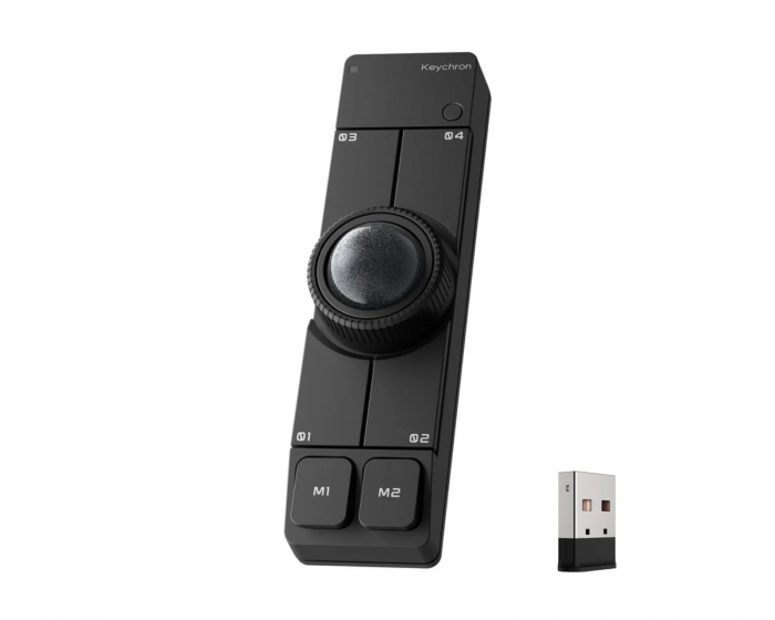 Keychron Nape Pro Trådløs Trackball Mus - Sort